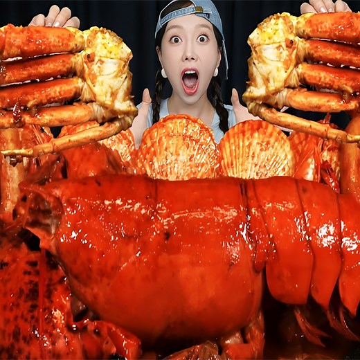 272K views · 6.5K reactions | Giant Crab Legs & Spicy Seafood Boil | MUKBANG ASMR . . . . . . . . . . . . . . #mukbangasmr #foodsounds #eatingshow #asmreating | Team Ssoyoung Mukbang Production | Facebook