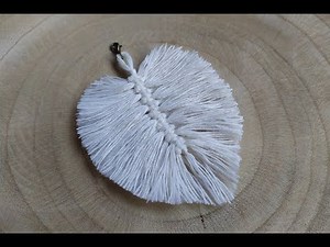 Tutorial: Pluma de macramé