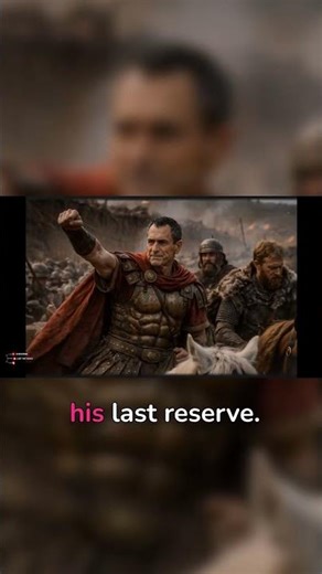 Caesar Rode the Wall in His Red Cloak So Every Soldier Could See Him #shorts #history #caesar