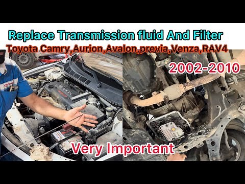 Toyota Camry Transmission fluid And Filter Replacement 2002-2010