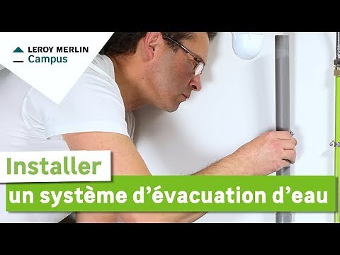 How to install a water drainage system? Leroy Merlin