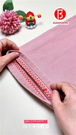 921K views · 6.1K reactions | Change the length of your pants at home Slow Version Full Video Tutorial Episode 73 Follow My Page Facebook : Bilochpuratips 2 Diy . . . . . . #bilochpuratips2diy #bilochpuratips #needlework #sewing #fblifestyle #reels . | Bilochpuratips 2 Diy | Facebook