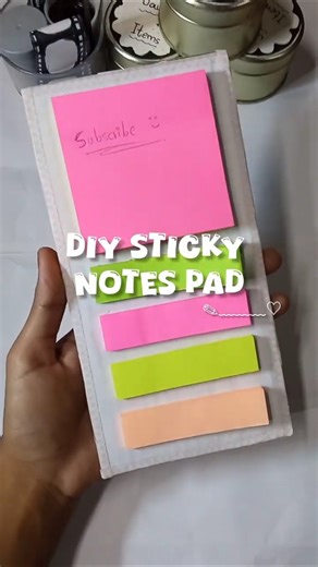 DIY Sticky Notes Pad 🌸 | Satisfying Handmade Stationery ✨ | Aesthetic Craft #diy #shorts #relaxing