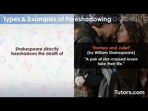 What is Foreshadowing | Literary Definition and Examples