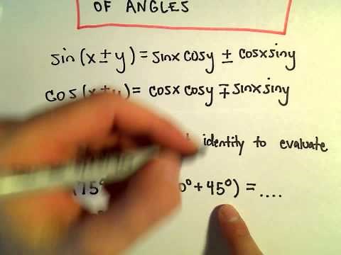 Identities for Sum and Differences of Sine and Cosine, Example 1