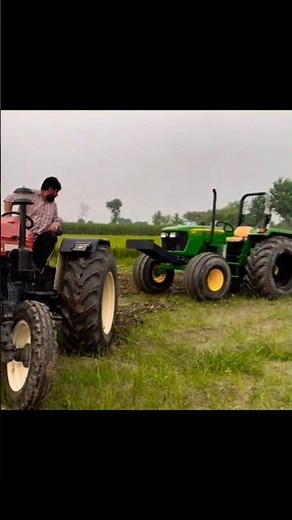 swaraj 855 vs John Deere 5050D full power caltivrtar challenge viral shorts video #youtubeshorts