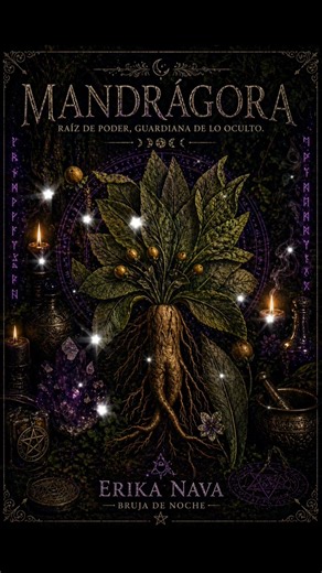 Mandrágora:raíz de poder y misterio#Mandragora #Brujería #MagiaOscura #PlantasMágicas #BrujaDeNoche