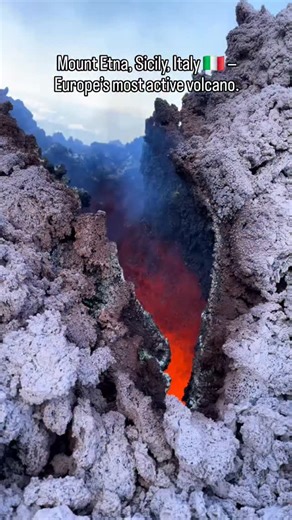 AmazeX India on Instagram: "When Earth decides to show its true power… humans can only stand in awe. 😶‍🌫️🔥 This is Mount Etna — the most active volcano in the world, where fire, smoke and stone come together to create one of the most terrifying yet breathtaking scenes on our planet. This is not just an eruption, it is a reminder of how small we are… and how mighty nature truly is. 🌍 If you love mysteries of Earth, space and the hidden forces of nature, don’t forget to follow **AmazeXIndia** 