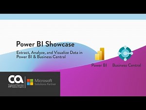 Extract, Analyze, and Visualize Data in Power BI & Business Central (Power BI Showcase)