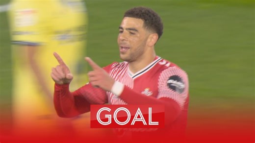 Che Adams scores milestone goal to put Southampton ahead