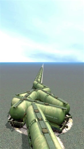 Dangerous Train Drift On Sharp Curve 💥😳 BeamNG.Drive Train simulator 3D #shorts