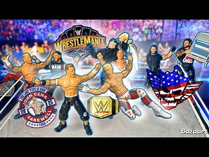 Cody Rhodes vs John Cena - WWE WrestleMania 41 Undisputed Championship Action Figure Match!