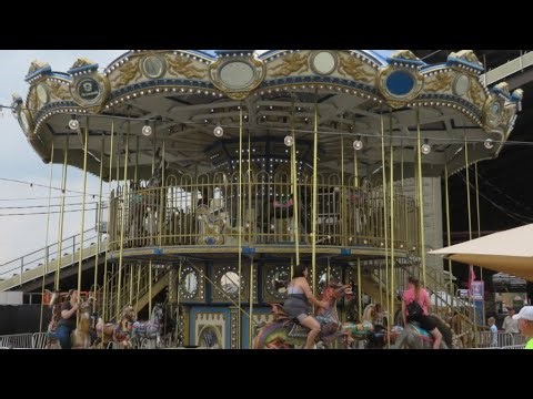 Indiana State Fair Double Decker Carousel POV