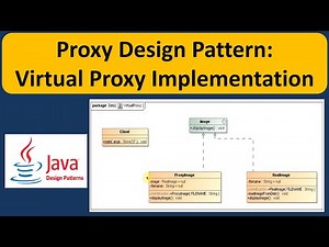 Proxy Design Pattern: Virtual Proxy Implementation