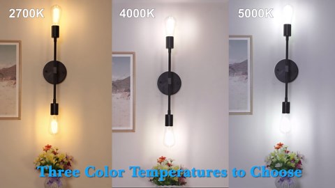 MAXvolador 12-Pack Dimmable Vintage LED Edison Bulb 60W Equivalent, 6W 850Lumens Edison Light Bulbs 5000K, ST58 Antique LED Filament Bulb, E26 Base