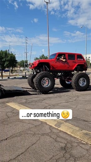5.2K views · 38 reactions | something is right  . . . #jeep #wrangler #rubicon #lifted #4x4 #offroad #mudtires #wheels #huge #liftedlife #liftedjeep #red #jeeplife #jeeplove #jeepporn #jeepnation #jeepfamily #jeeps #big #arizona #AirslamitEquipped #airslamit #sickcarsandtrucks | Airslamit | Facebook