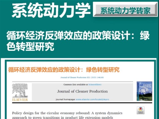 系统动力学-循环经济反弹效应政策设计：绿色转型研究