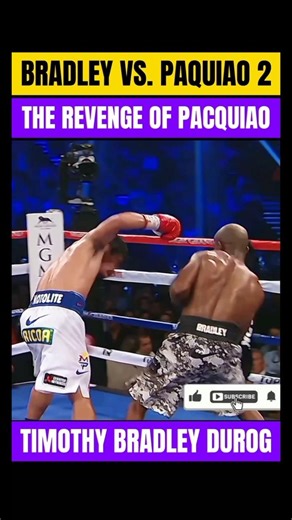 THE REVENGE OF PACQUIAO! DINUROG SI TIMOTHY BRADLEY!