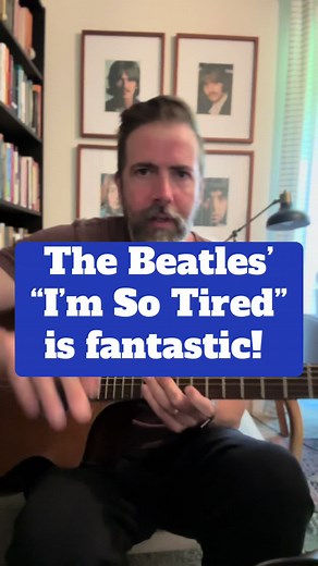 The Beatles 'I'm So Tired' Guitar Chords Lesson and Tutorial