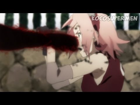 Kyuubi punches Sakura [ Naruto Shippuden 292 ]