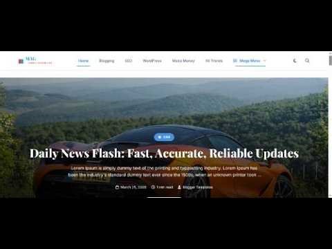 Mag Blogger Template