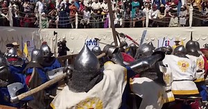 Full-Contact Medieval Sword-Fighting Looks Utterly Terrifying