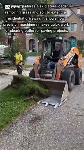 Fast Driveway Extension with Skid Steer