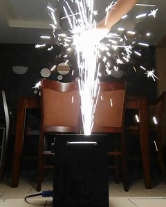 5.8K views | Cold Spark Fountains Demo. Safe to touch with no smoke...