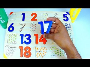 Learn Numbers from 1 to 20 | Numbers Puzzle | Best learning video for toddlers