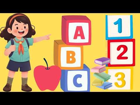 ABC & 123 Song for Kids | Learn Alphabet & Numbers | Educational Compilation