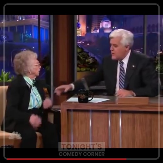 Jay Leno Meets a Spirited 100-Year-Old Guest 😁 - #jayleno #comedy #funny | Tonight's Comedy Corner