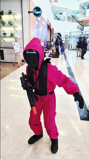 Pink guard vs Super Naruto ⁉️😱🥶 #squidgame3 #pinkguards #shortvideo