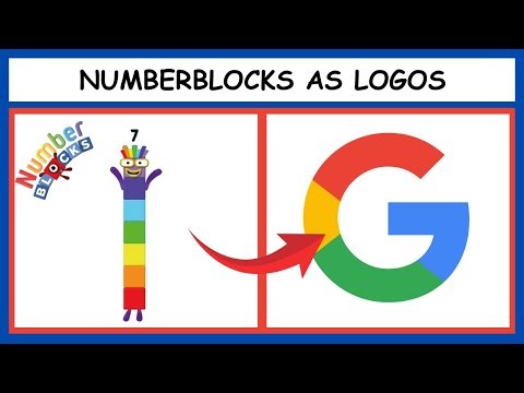 Numberblock Characters and Famous Logos! | 1 to 10 Counting Song with Numberblocks | #numberblocks