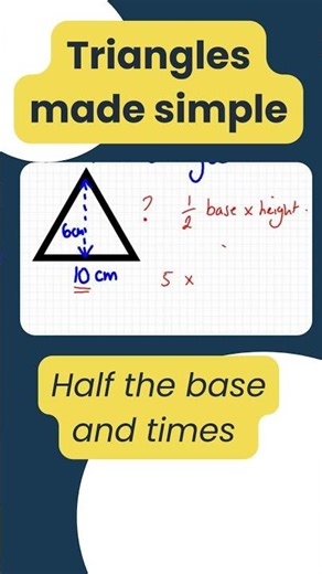 Triangles made simple #homelearninguk #maths
