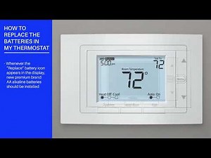 White-Rodgers 80 Series - 1F85U-22PR - How Do I Replace the Battery in My Thermostat
