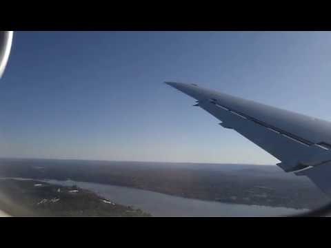 Landing at Stewart International, Newburgh NY