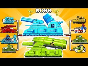 The BEST Cartoon Tank Battles Of RATTE TANK Ever Shown