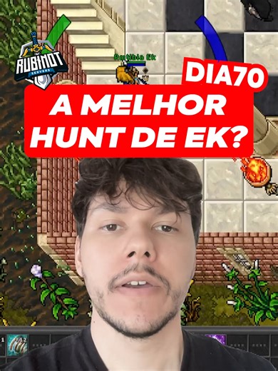 LIBERAMOS ACESSO DA MELHOR HUNT PARA EK? #rubinot #tibia #rmt #mmorpg #tibiaot DIÁRIO DE UM NOVATO NO TIBIA DIA 70! Indo me aventurar para conhecer um novo jogo. A ideia é fazer uma saga do 0 (sem conhecer nada do jogo) até o RMT. Vamos ver quanto tempo vou demorar! O RMT chegou!