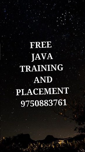 FREE JAVA TRAINING AND PLACEMENT