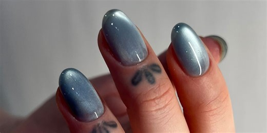 5 Icy Nail Colors for a Hot Winter Manicure, From Silver Chrome to Winter Blue
