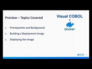 Deploying COBOL Applications for Docker in Eclipse