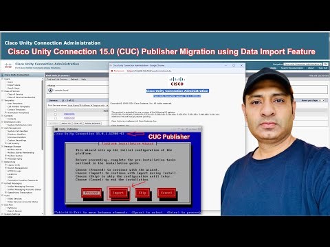 Install & Migrate Cisco Unity Connection (CUC) 15.0 Publisher | using Data Import Option | EP.15