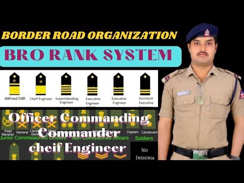 🛑 BRO Rank System | GREF Rank structure कैसी होती है ? | OC | OIC | 2IC | कमांडर क्या होता है ?