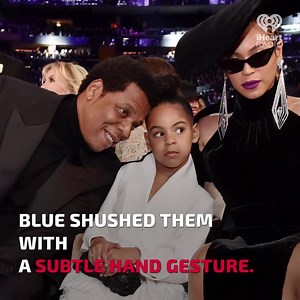228K views · 942 reactions | Blue Ivy shushes Beyoncé & JAY-Z at the Grammys. | iHeartRadio | Facebook