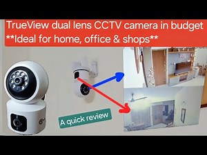 Budget Dual Lens CCTV Camera | Works with Alexa | TrueView 2MP+2MP