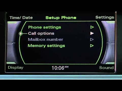 Audi concert radio Controls & Features