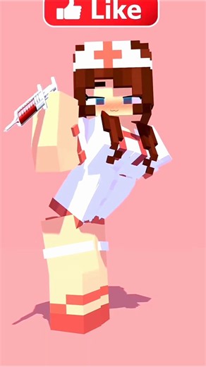 Minecraft Dress Up Glow Up! ✨. #shorts
