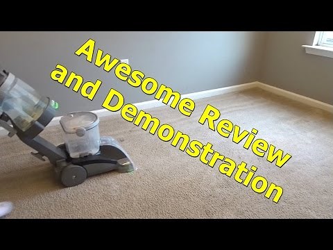 REVIEW and FULL DEMO Hoover Max Extract Dual V WidePath Carpet Cleaner F7412900