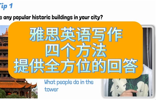 [Lilie IELTS]雅思写作 四个方法提供全方位回答