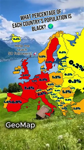 What Percentage of Each European Country Is Black? 🌍